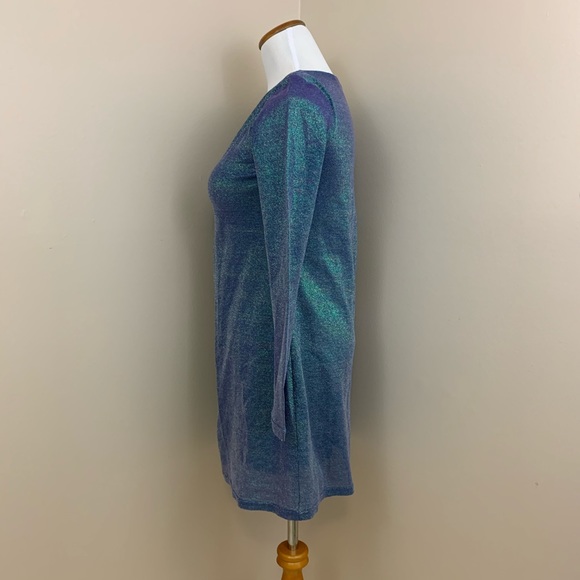 Tildon metallic mesh colorshift/mermaid vibe dress - Picture 2 of 8